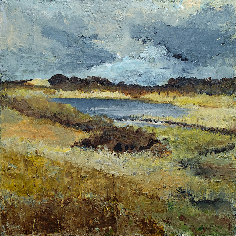 Painting - Small Pond in the Dunes - Luz Artworks