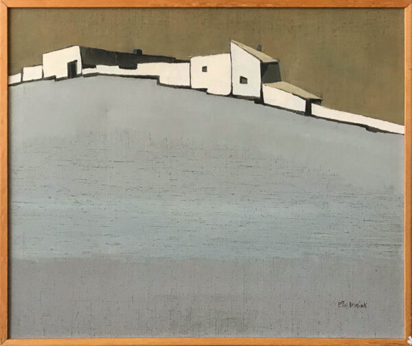 Abstract Landscape Village in Spain 3 - Bob Immink - 60x50