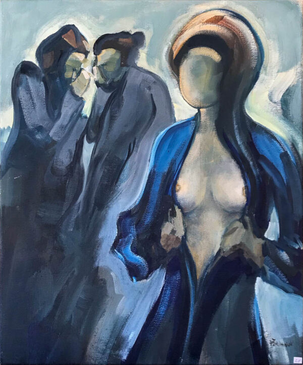 Bob Immink - Jealousy - nude painting- 50x60