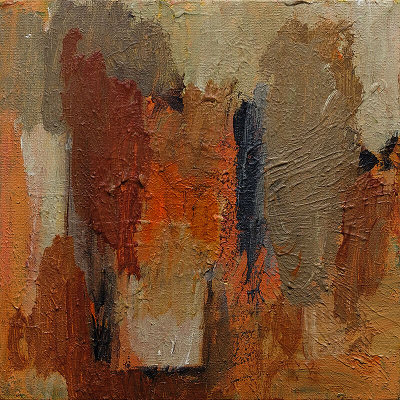 Painting - Rusty Abstract 2 - Luz Artworks 2023