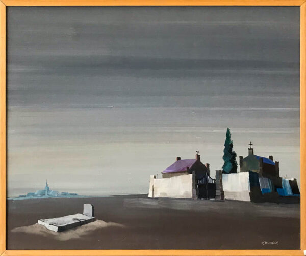 Bob Immink - Village and Grave - Untitled 60x50
